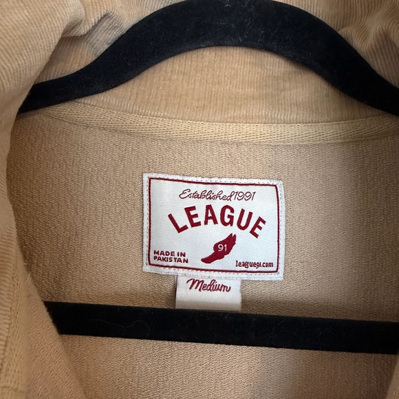 UVM Women's Tan Corduroy Quarter Zip - Picture 3 of 6